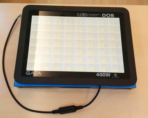 โคมไฟสปอร์ตไลท์ LED 400W SLIM DOB GATA - Image 2