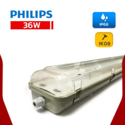 โคมกันน้ำกันฝุ่น 36W TCW097 2x36W Philips