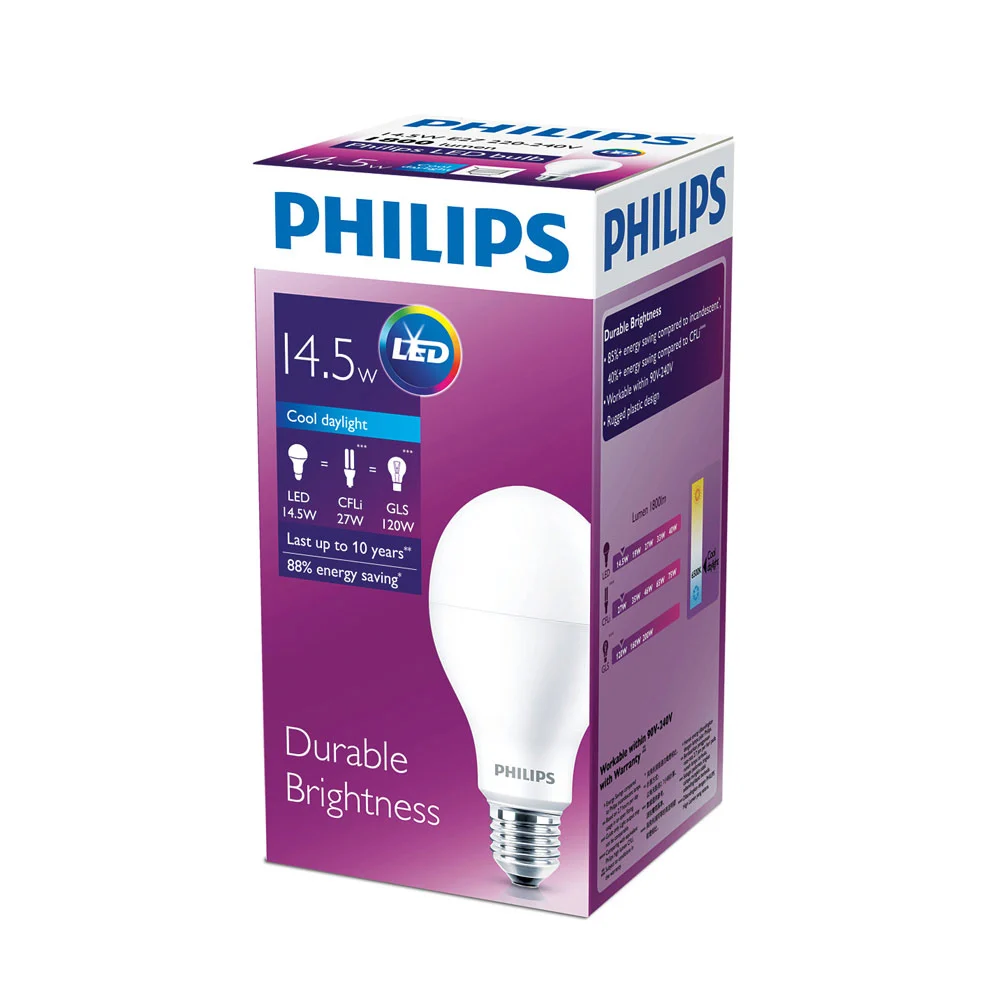 หลอดBULB LED 14.5W Durable Brightness PHILIPS - Image 2