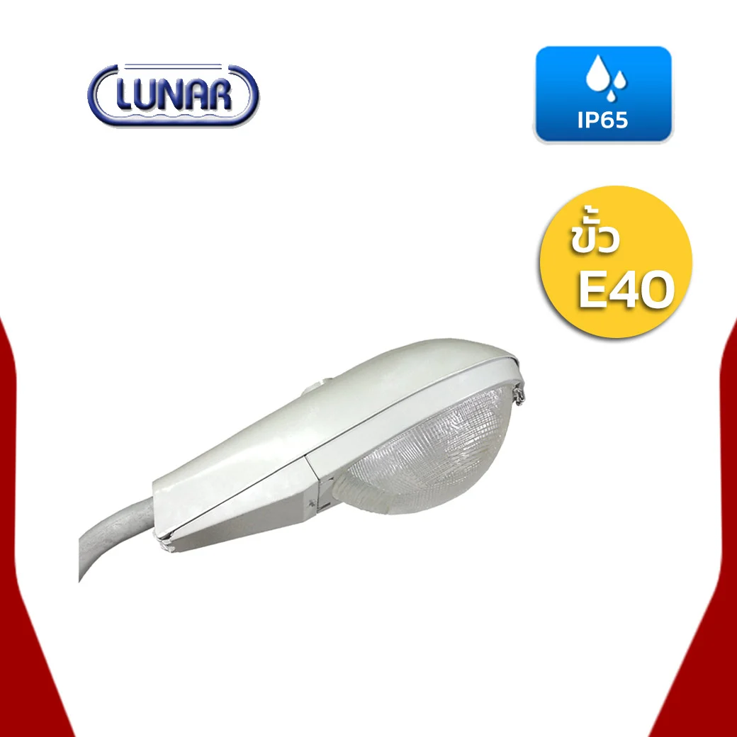 โคมไฟถนนหลังเต่า DURALITE E40 Lanar