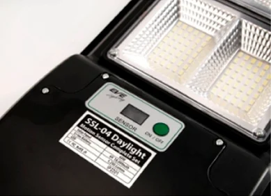โคมไฟถนนโซล่าเซลล์ LED 30W EVE รุ่น SSL-04 Motion Senser