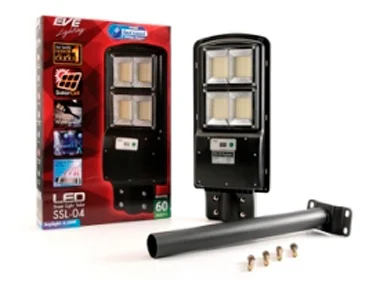 โคมไฟถนนโซล่าเซลล์ LED 30W EVE รุ่น SSL-04 Motion Senser