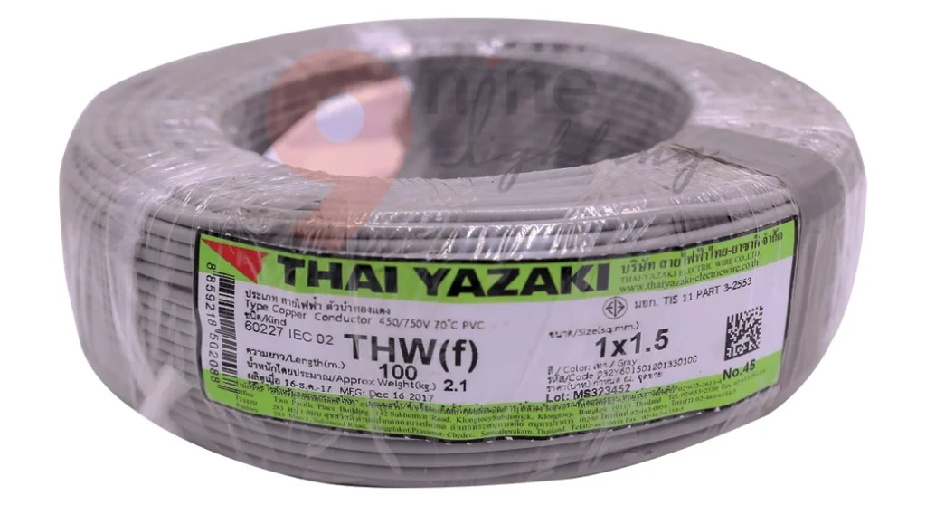 สายไฟ IEC02 THW(f)VSF 100ม.
