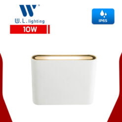 โคมไฟติดผนังภายนอก LED 10W W.L.LIGHTING WL-B34-10W-WH