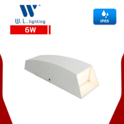 โคมไฟติดผนังภายนอก LED 6W W.L. LIGHTING WL-B41-2-6W-WH