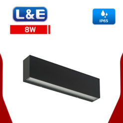 โคมไฟติดผนังภายนอก-LED-8W-L&E-WLL465