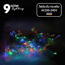 ไฟประดับ-LED100-แสงRGB-(-แบบกระพริบ-)