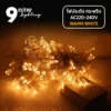 ไฟประดับ LED100 แสงส้ม ( แบบกระพริบ )