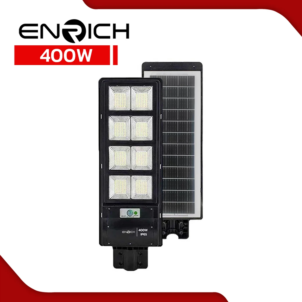 โคมไฟถนนโซล่าเซลล์-LED-400W-ENRICH-SUNLIGHT