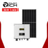 โซล่ารูฟท็อป SOLARRICH 1.5 กิโลวัตต์ 1เฟส 3แผง