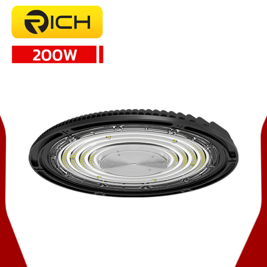 โคมไฮเบย์ LED 200W RICH AIR SLIM