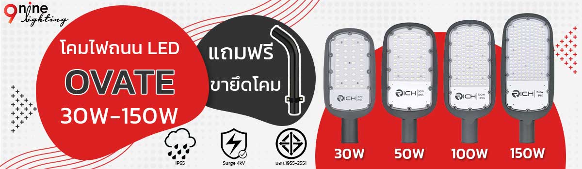 โคมไฟถนน-LED-NINE-OVATE