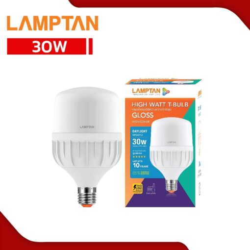 หลอดไฟ LED 30W LAMPTAN T-BULB GLOSS