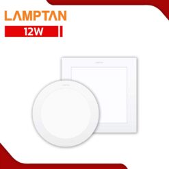 ดาวน์ไลท์ฝังฝ้า LED 12W LAMPTAN ULTRA SLIM Alu