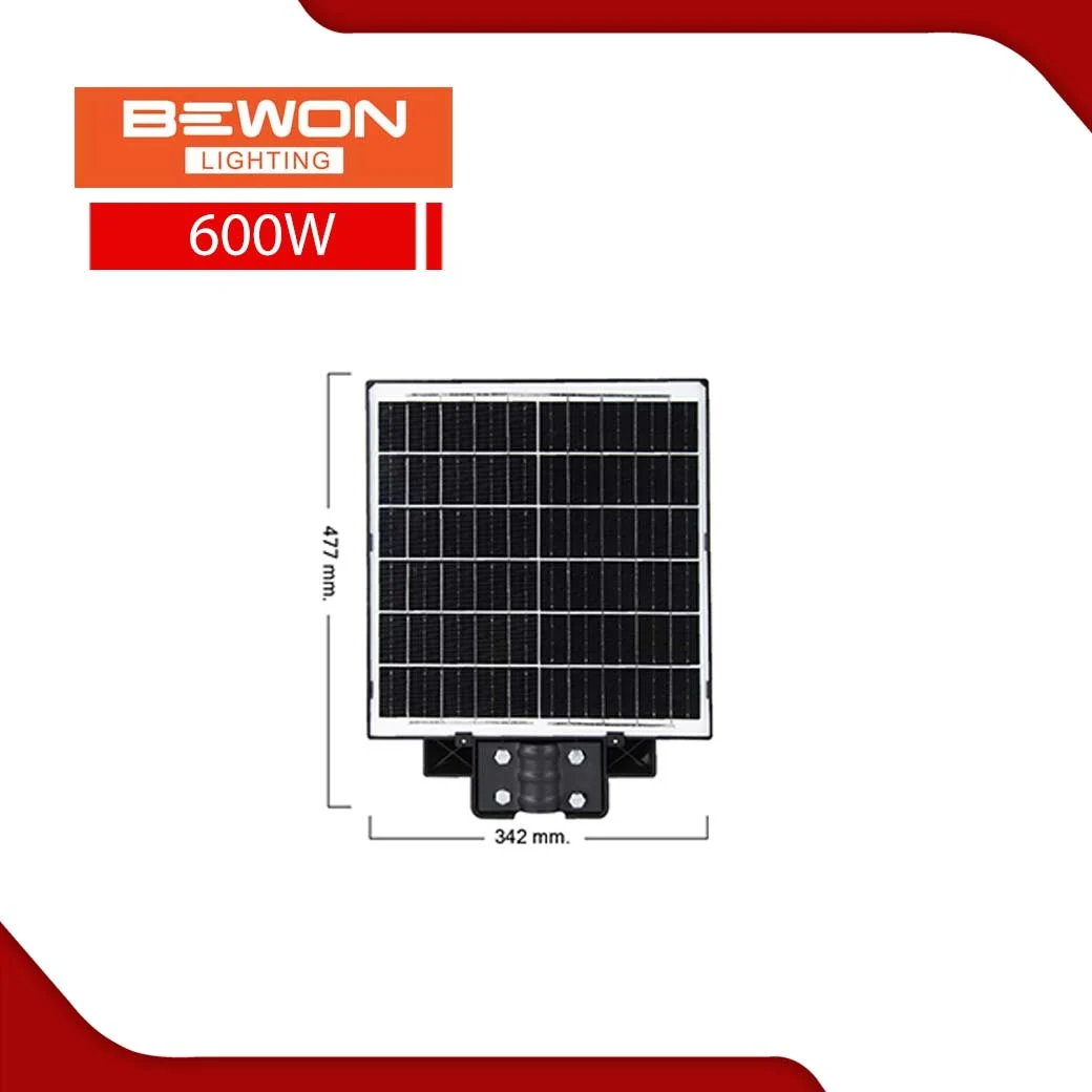 โคมไฟถนนโซล่าเซลล์ BEWON BUILD IN 600W - Image 2