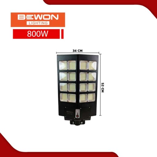 โคมไฟถนนโซล่าเซลล์ BEWON BUILD IN 800W - Image 2