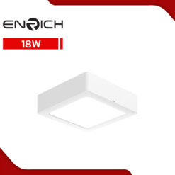 โคมไฟดาวน์ไลท์-LED-หน้าเหลียม-ENRICH-EASY-O-สีขาว-18W