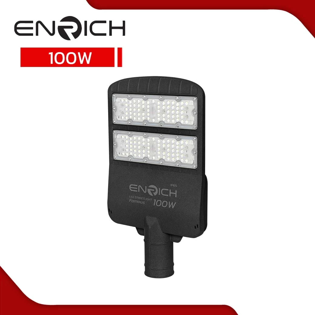 โคมไฟถนน LED STREETLIGHT ENRICH 100W รุ่น FAMOUS