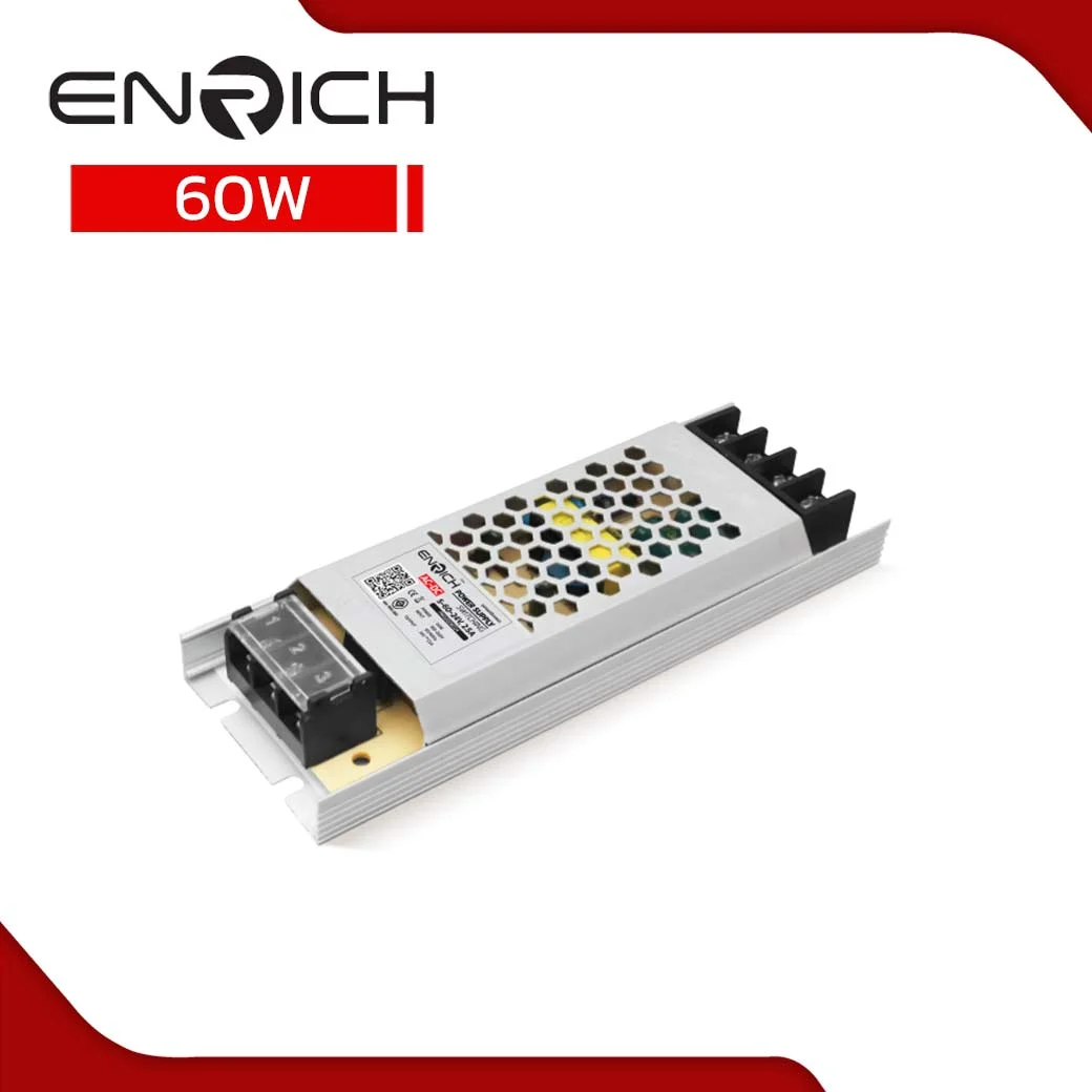 สวิทช์ชิ่ง พาวเวอร์ซัพพลาย ENRICH S-60-24V 2.5A 60W