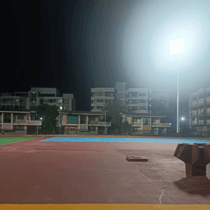 ผลงานการติดตั้งสปอร์ตไลท์ LED BRICK 400W 38 โคม ณ รพ.เมตตาประชารักษ์ (วัดไร่ขิง) จ.นครปฐม 02