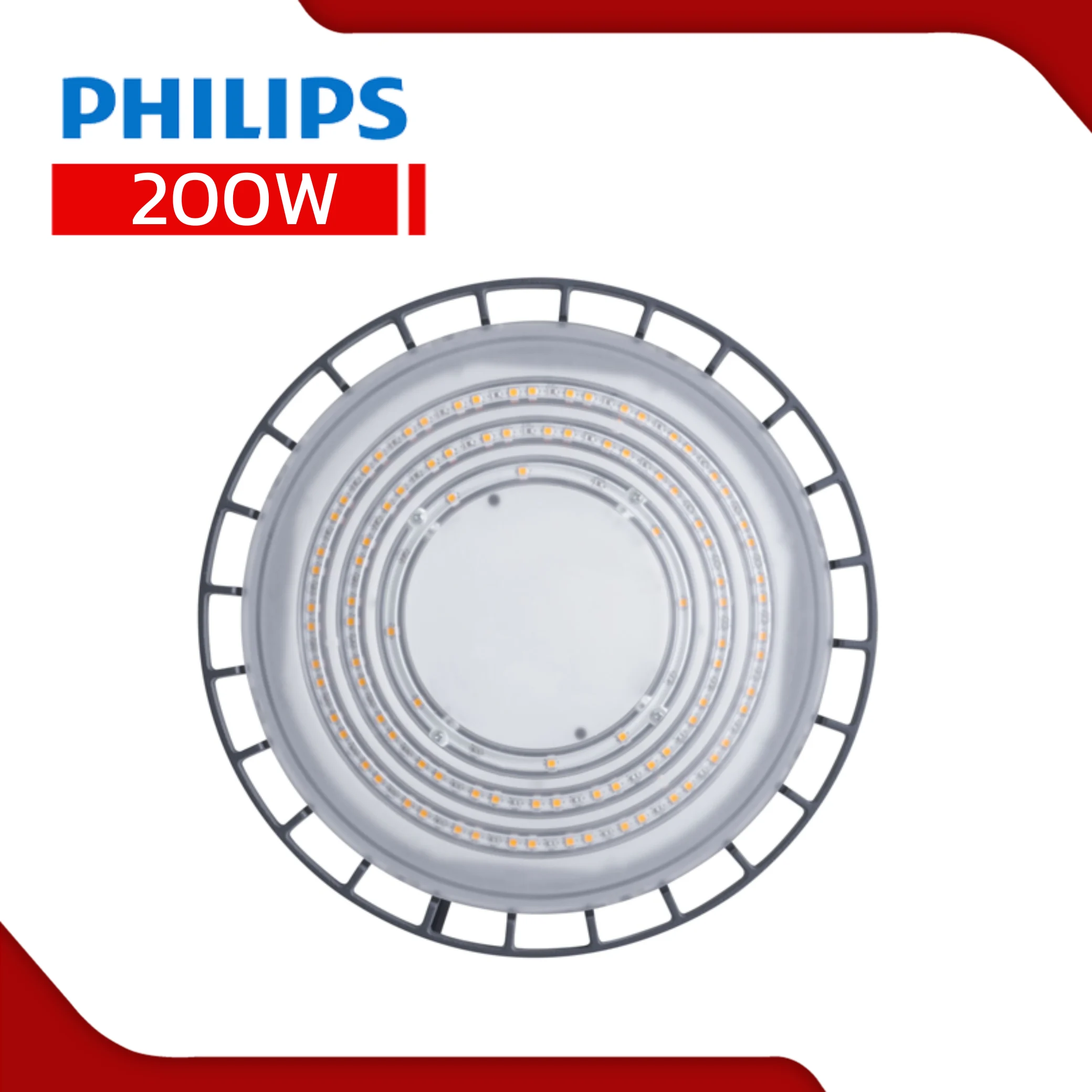 โคมไฮเบย์ LED 200W PHILIPS BY239P LED260 G4 - Image 3