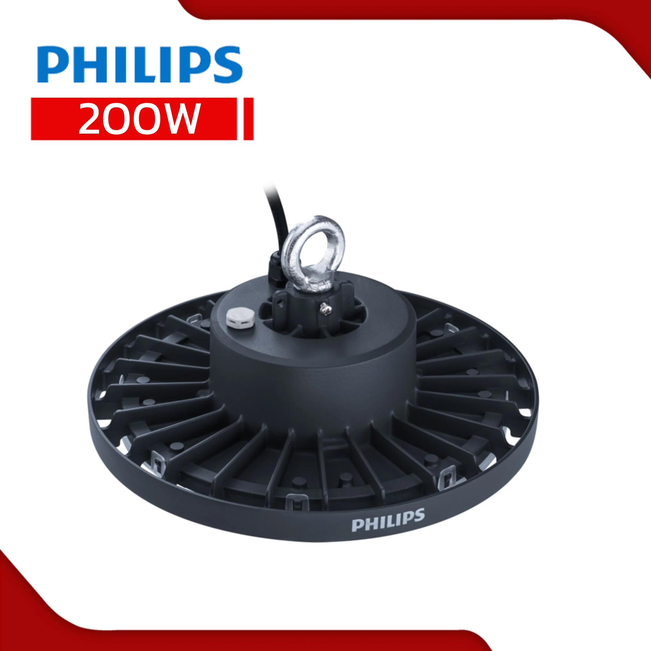 โคมไฮเบย์ LED 200W PHILIPS BY239P LED260 G4 - Image 2