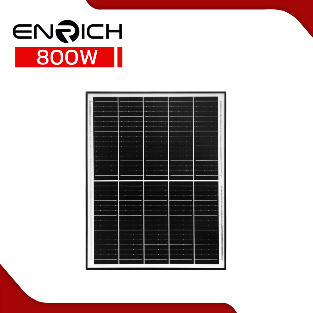 สปอร์ตไลท์โซล่าเซลล์ LED 800W ENRICH รุ่น THREE 3 แสง 03