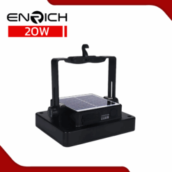 Alternative view of สปอร์ตไลท์โซล่าเซลล์ LED 20W ENRICH SPONGE สีดำพาสเทล(สำหรับพกพา)