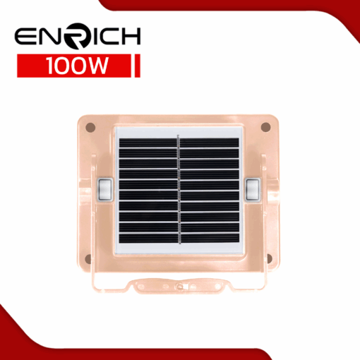 สปอร์ตไลท์โซล่าเซลล์ LED 20W ENRICH SPONGE สีชมพูพาสเทล(สำหรับพกพา) - Image 3