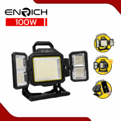 สปอร์ตไลท์โซล่าเซลล์ LED RECHARGE รุ่น JUMBO 100W 3CCT