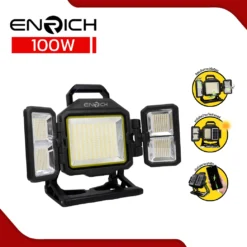 สปอร์ตไลท์โซล่าเซลล์ LED RECHARGE รุ่น JUMBO 100W 3CCT