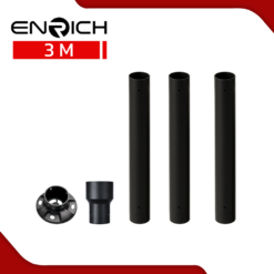 เสาไฟเหล็กตรง ทรงกลม สูง3เมตร ENRICH-2