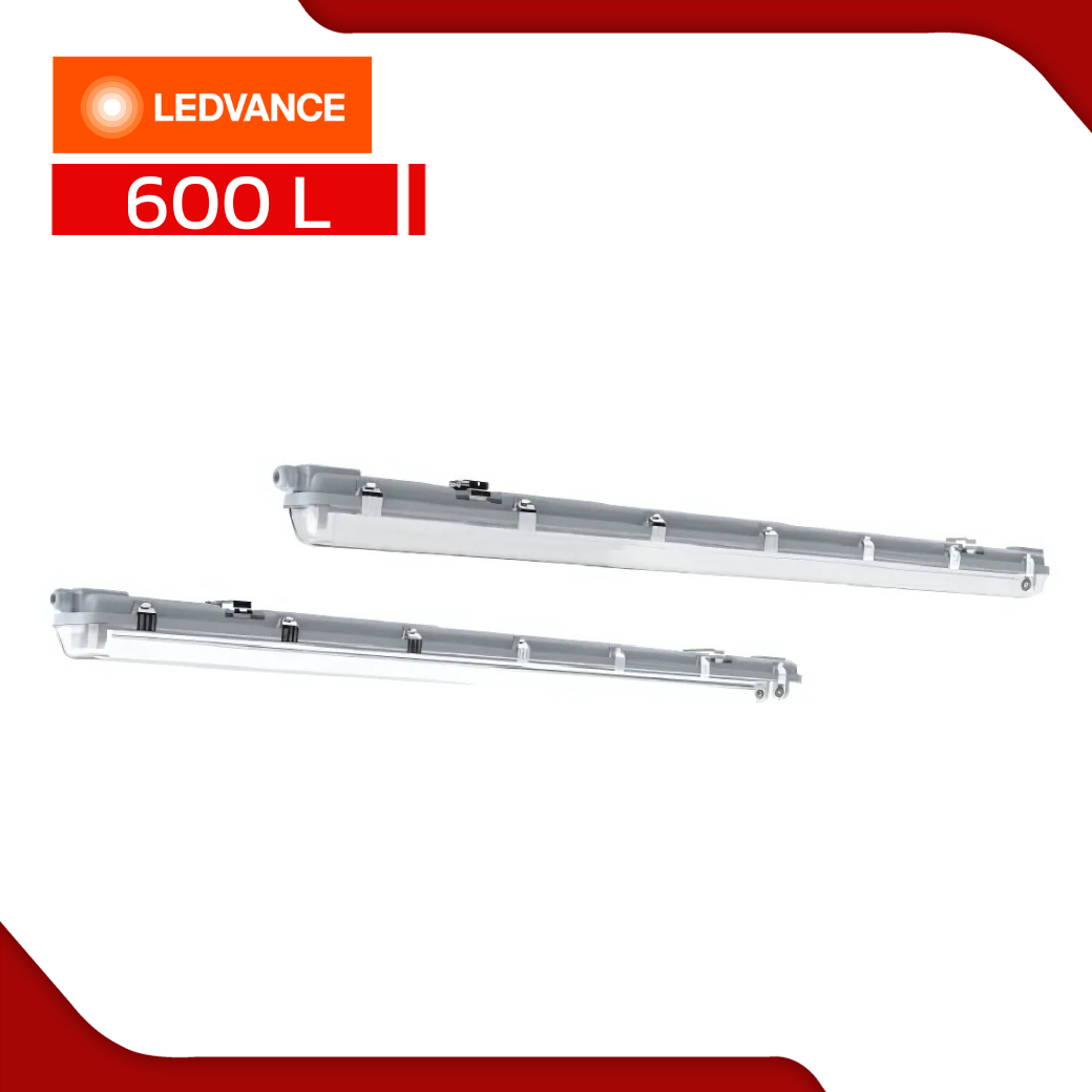 โคมกันน้ำกันฝุ่น LEDVANCE OSRAM Water Proof 60×1 และ 60×2 Housing LED T8