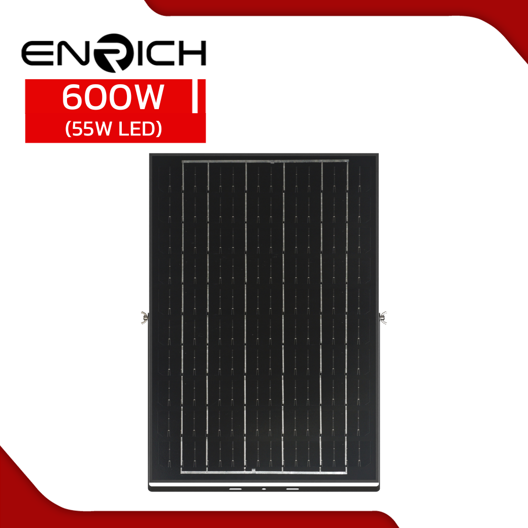 สปอร์ตไลท์โซล่าเซลล์ OPTIMUS 600W